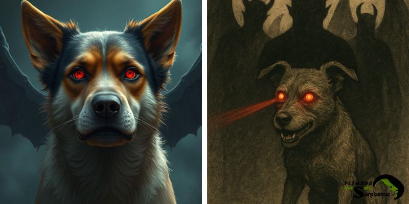 demon possessed dog