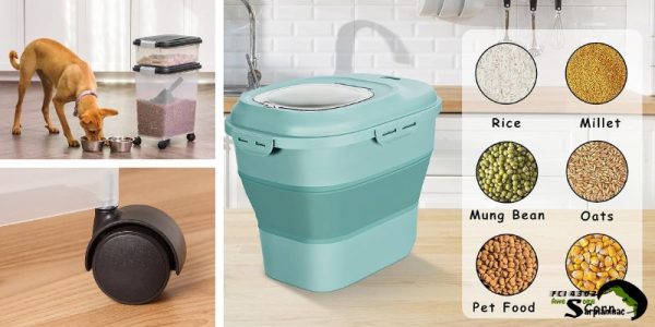 large dog food storage containers